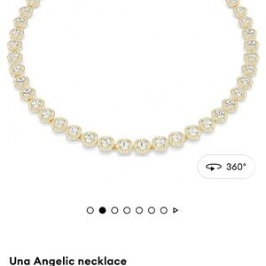 Swarovski Gold Una Angelic Necklace